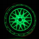 Illustration for article titled Glow In The Dark Wheels Are Hella Bright, Yo